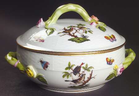 Rothschild Bird (RO) Bean Pot & Lid