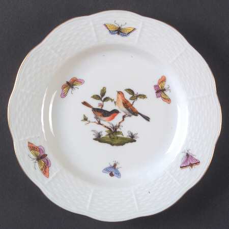 Rothschild Bird (RO) Bread & Butter Plate