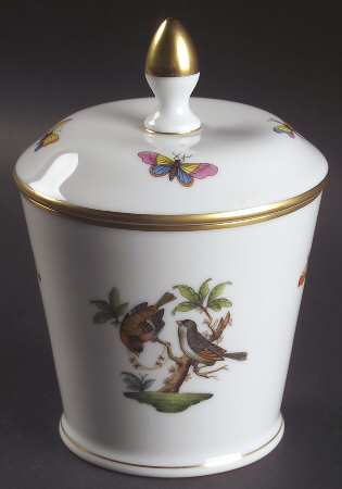 Rothschild Bird (RO) Biscuit Box & Lid