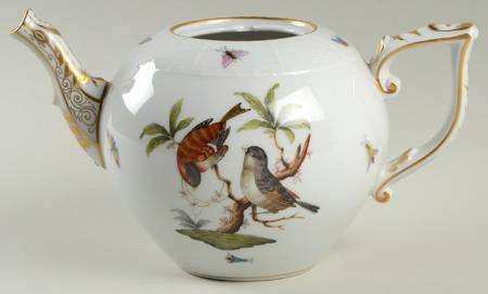 Rothschild Bird (RO) Teapot No Lid