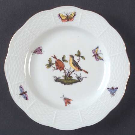Rothschild Bird (RO) Bread & Butter Plate
