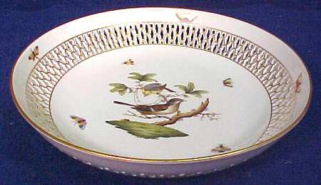 Rothschild Bird (RO) Large Pierced Berry Bowl