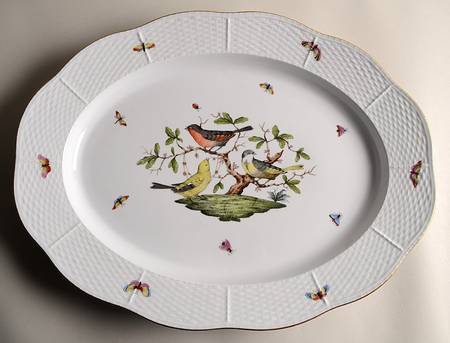 Rothschild Bird (RO) 18" Oval Serving Platter