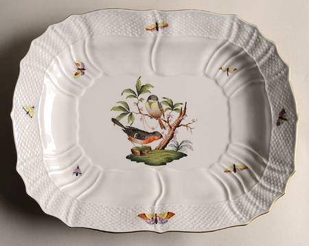 Rothschild Bird (RO) 12" Oval Serving Platter