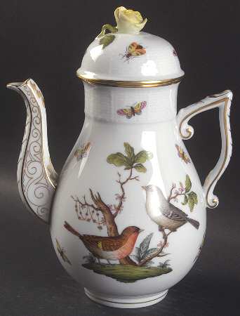 Rothschild Bird (RO) Coffee Pot & Lid