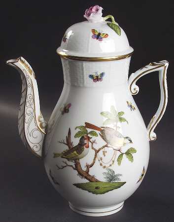 Rothschild Bird (RO) Coffee Pot & Lid