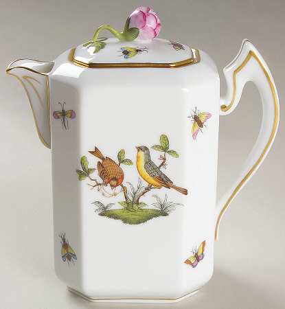 Rothschild Bird (RO) Mini Coffee Pot & Lid