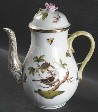 Rothschild Bird (RO) Small Coffee Pot & Lid