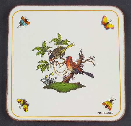 Rothschild Bird (RO) Square Corkback Coaster