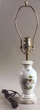 Rothschild Bird (RO) Small Electric Lamp No Shade