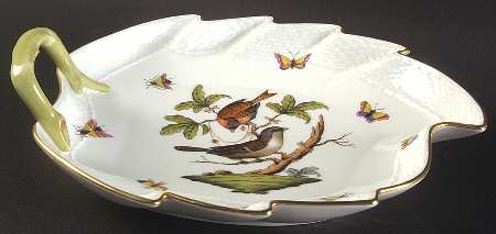 Rothschild Bird (RO) 9" Leaf Dish