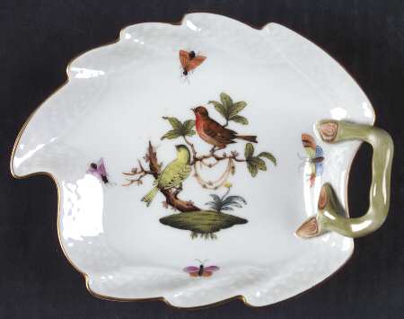 Rothschild Bird (RO) 5" Leaf Dish