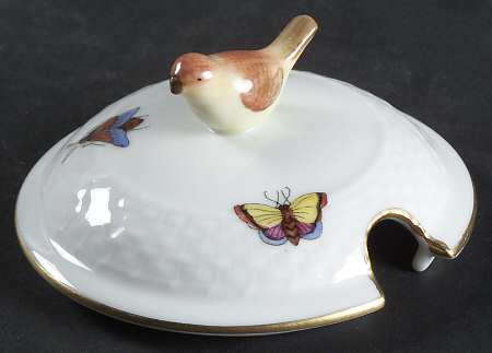 Rothschild Bird (RO) Lid for Jam/Jelly w/Attached Underplate