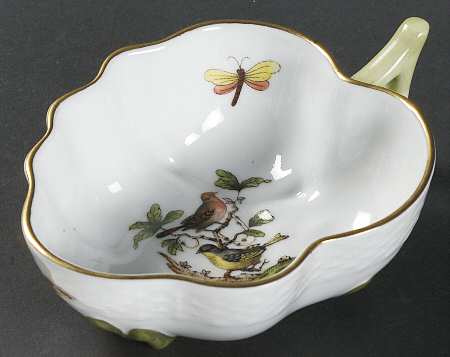 Rothschild Bird (RO) 5" Leaf Dish