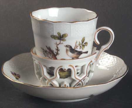Rothschild Bird (RO) Trembleuse Cup & Saucer Set