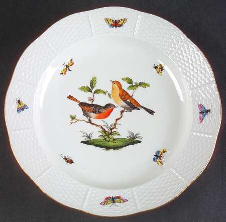 Rothschild Bird (RO) Dinner Plate