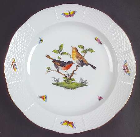 Rothschild Bird (RO) Dinner Plate
