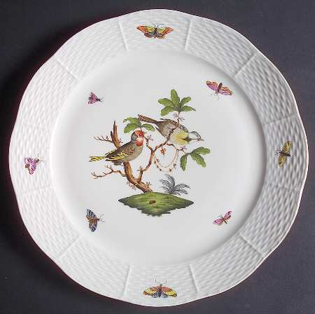 Rothschild Bird (RO) Dinner Plate