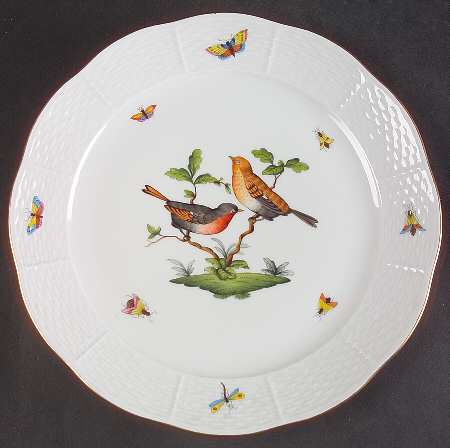 Rothschild Bird (RO) Dinner Plate