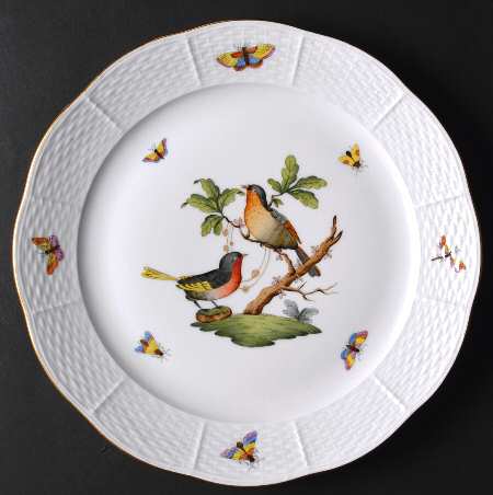 Rothschild Bird (RO) Dinner Plate