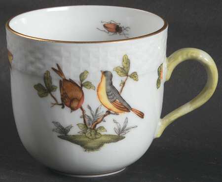 Rothschild Bird (RO) Flat Demitasse Cup