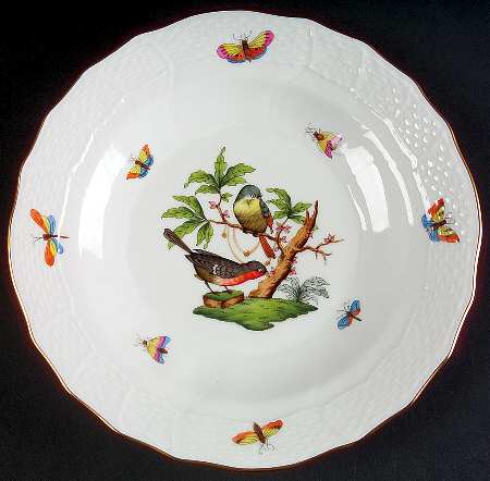 Rothschild Bird (RO) Dessert/Pie Plate