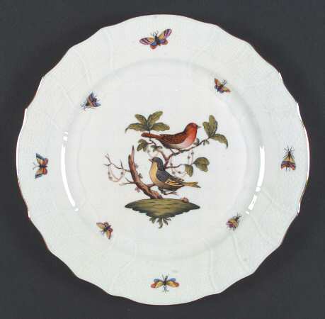 Rothschild Bird (RO) Dinner Plate by Herend