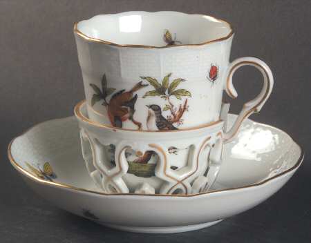 Rothschild Bird (RO) Trembleuse Cup & Saucer Set