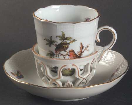 Rothschild Bird (RO) Trembleuse Cup & Saucer Set