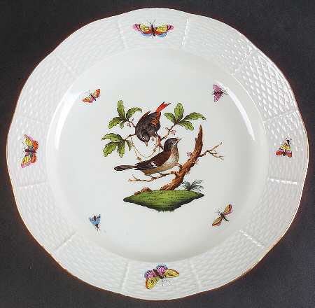 Rothschild Bird (RO) Dinner Plate