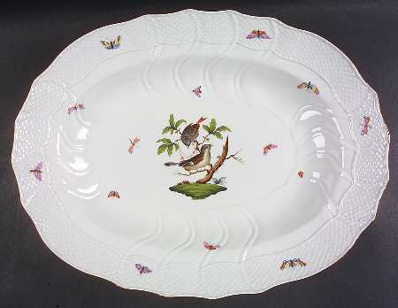 Rothschild Bird (RO) 16" Oval Serving Platter