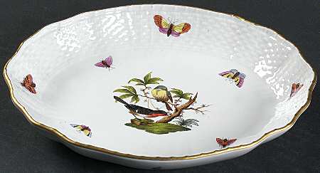 Rothschild Bird (RO) 8" Oval Vegetable Bowl