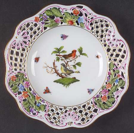 Rothschild Bird (RO) 8" Pierced Plate