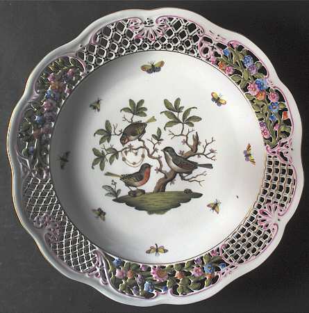 Rothschild Bird (RO) 13" Pierced Plate