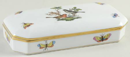 Rothschild Bird (RO) Oblong Box & Lid