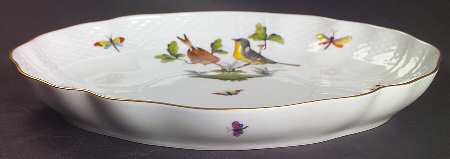 Rothschild Bird (RO) 10" Oval Dish
