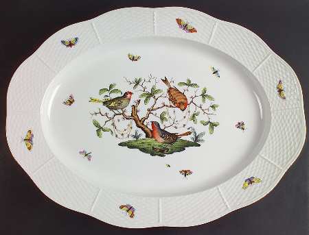 Rothschild Bird (RO) 18" Oval Serving Platter