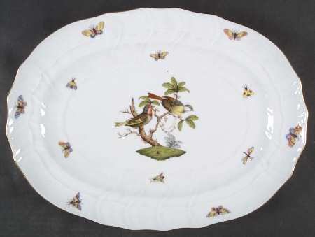 Rothschild Bird (RO) 15" Oval Serving Platter