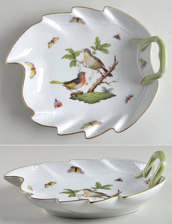 Rothschild Bird (RO) 9" Leaf Dish