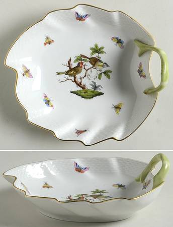 Rothschild Bird (RO) 8" Leaf Dish