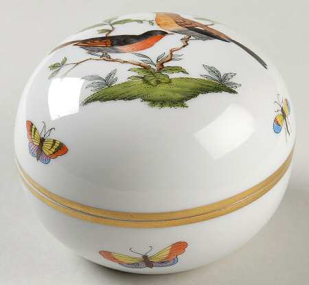 Rothschild Bird (RO) 3" Round Box & Lid