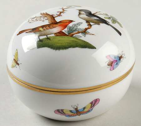 Rothschild Bird (RO) 3" Round Box & Lid
