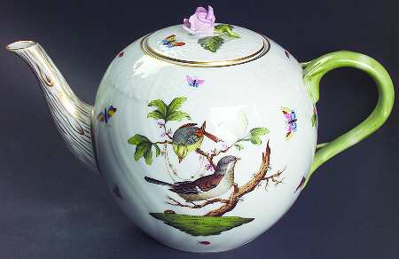 Rothschild Bird (RO) Teapot & Lid