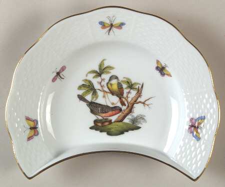 Rothschild Bird (RO) Crescent Salad Plate