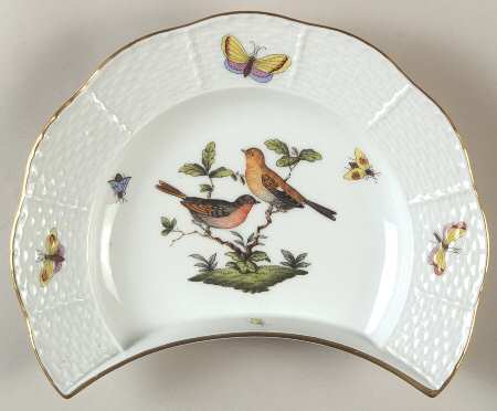 Rothschild Bird (RO) Crescent Salad Plate