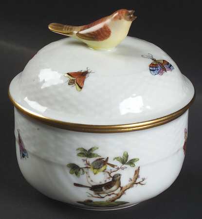 Rothschild Bird (RO) Mini Sugar Bowl & Lid
