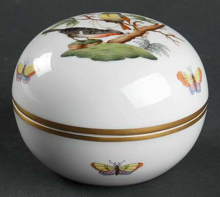 Rothschild Bird (RO) 3" Round Box & Lid