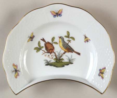 Rothschild Bird (RO) Crescent Salad Plate