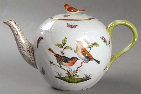 Rothschild Bird (RO) Teapot & Lid