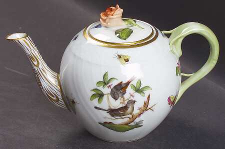 Rothschild Bird (RO) Individual Teapot & Lid